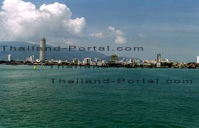 Bangkok Ansicht, vom Meer aus betrachtet