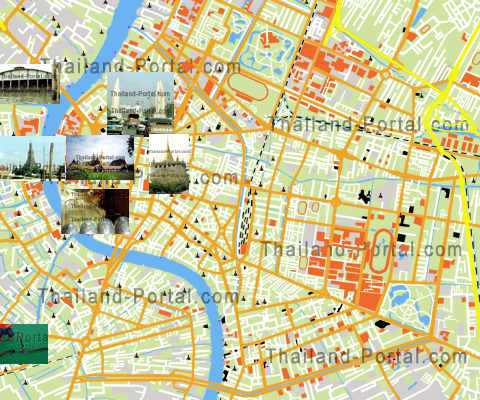 Stadtplan Bangkok
