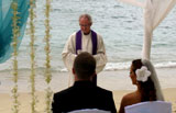 Evangelische Deutschsprachige Trauung am Strand auf der thailändischen Insel Phuket.